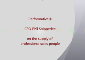 on the supply of professional sales peopl